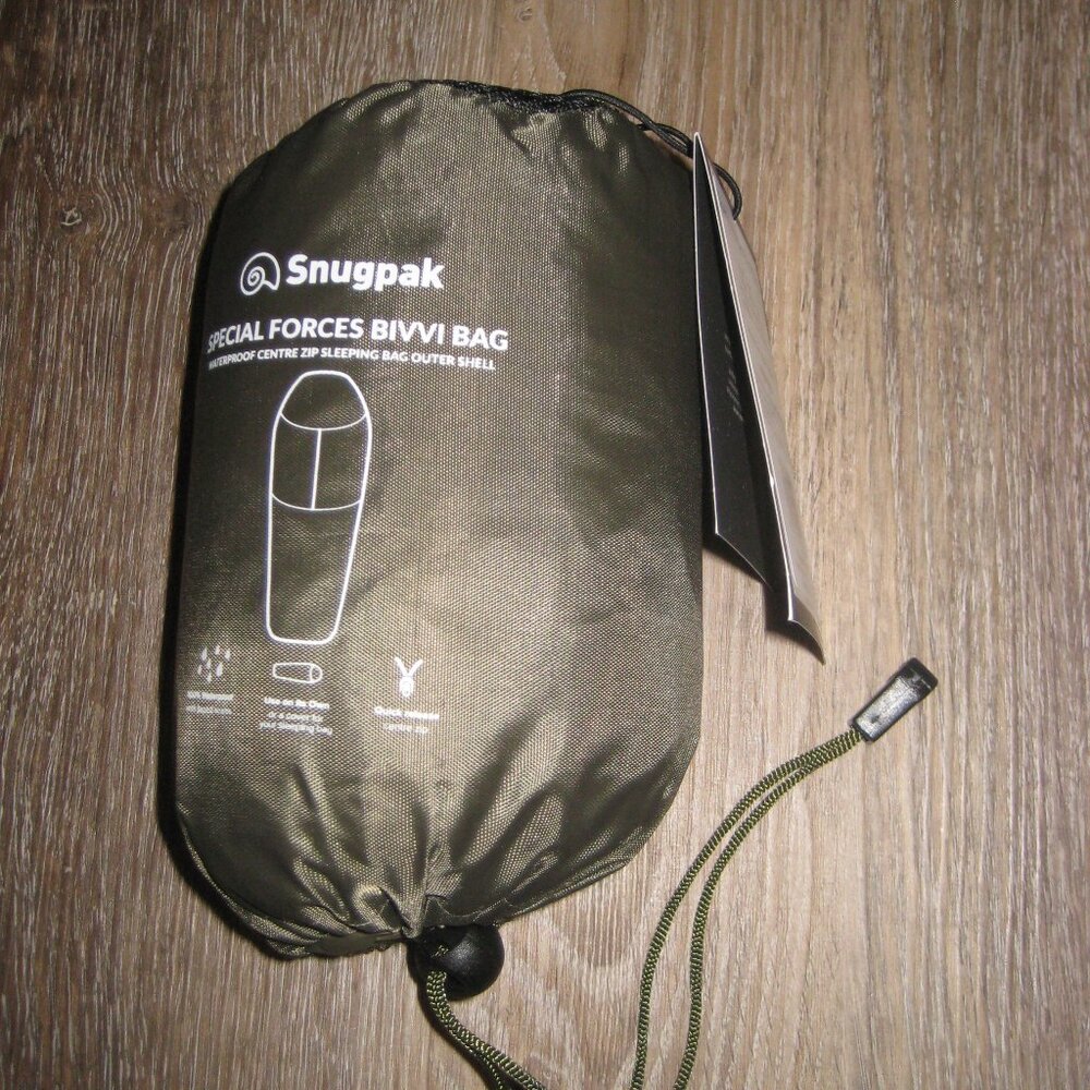 Snugpak Special Forces Bivy Bag Center Zip Waterproof UK Made Olive